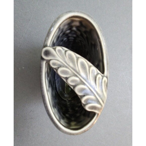 Cynthia Rowley Toothbrush Make Up Brush Razor Holder Gray Ceramic - Picture 4 of 10